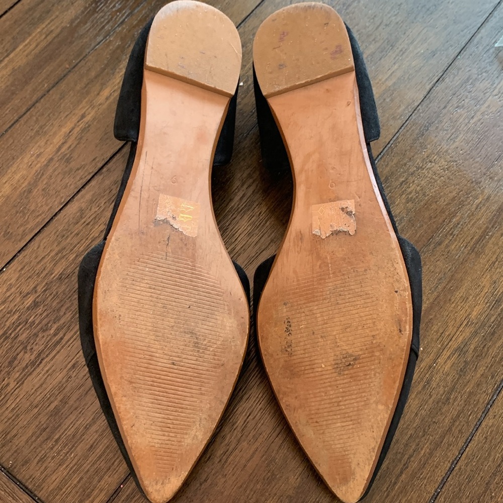 Madewell Black Suede Flats - Picture 3 of 5